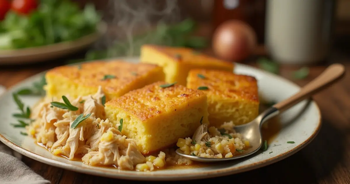 cornbread dressing with chicken