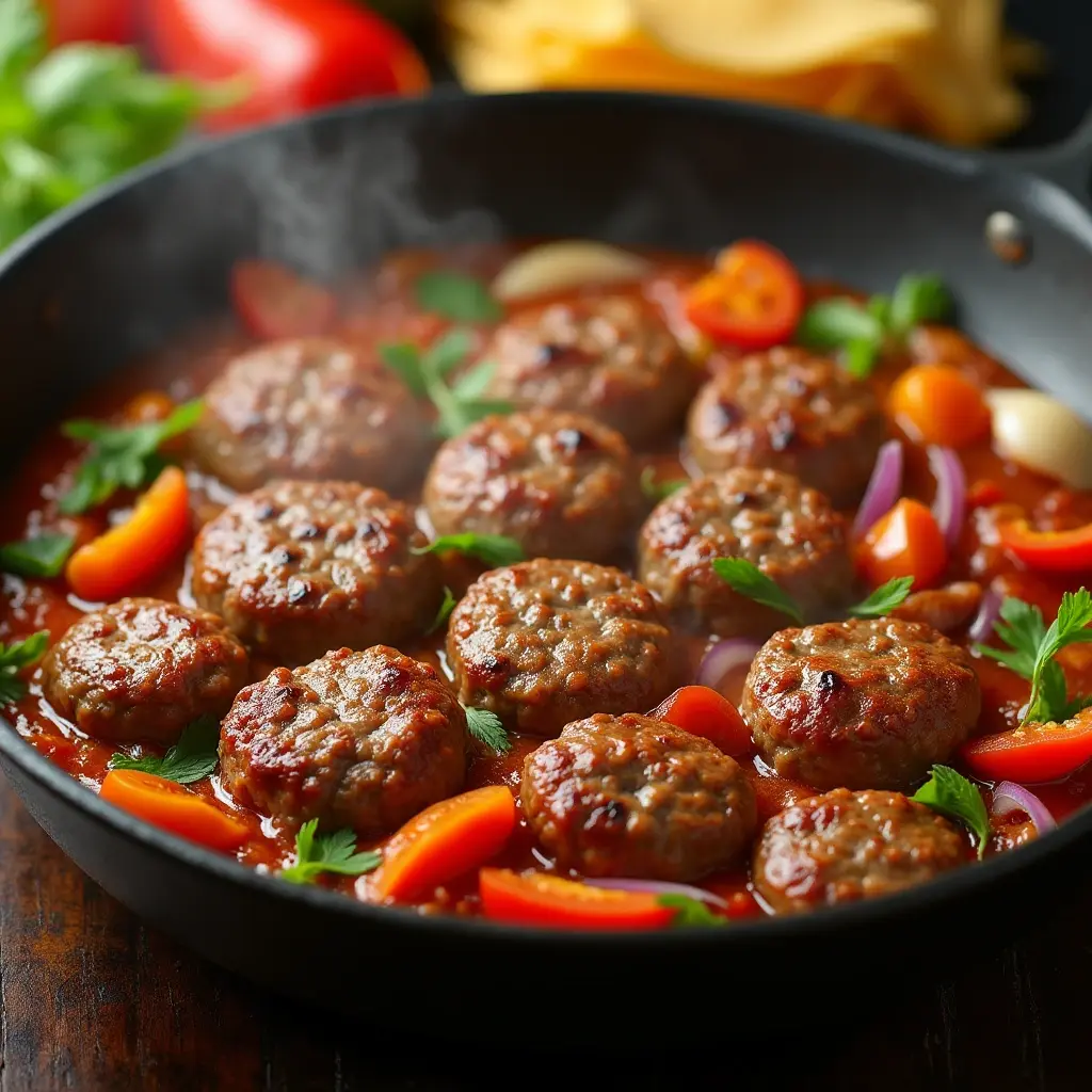 ground beef sausage recipes