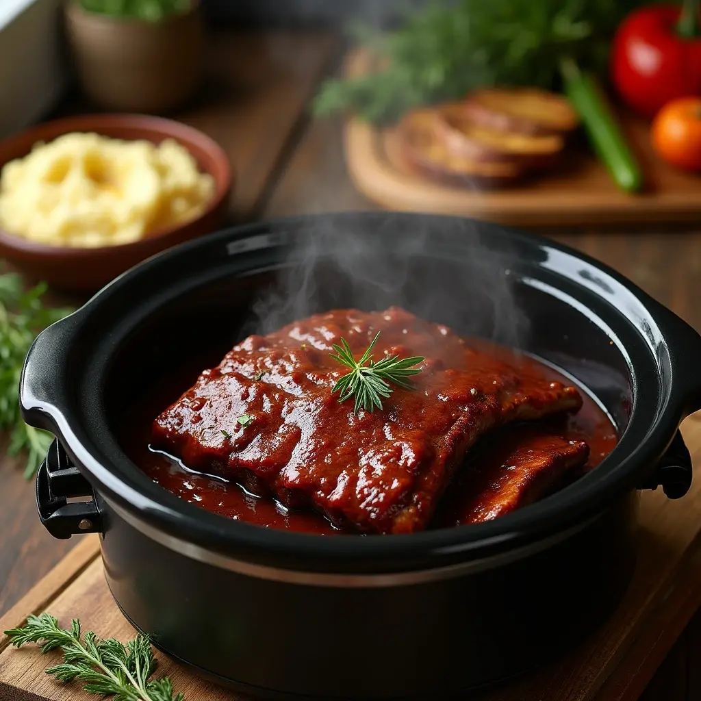 slow cooker boneless beef ribs