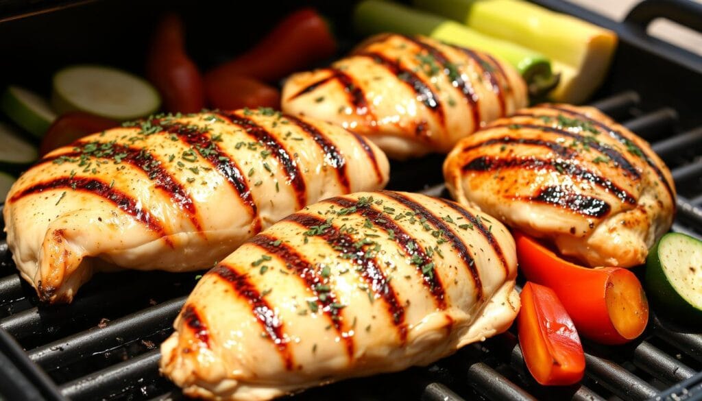 Blackstone grilled chicken