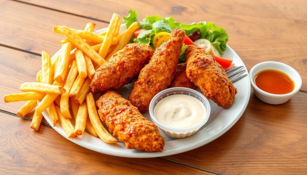 Chicken Tenders with Side Dishes