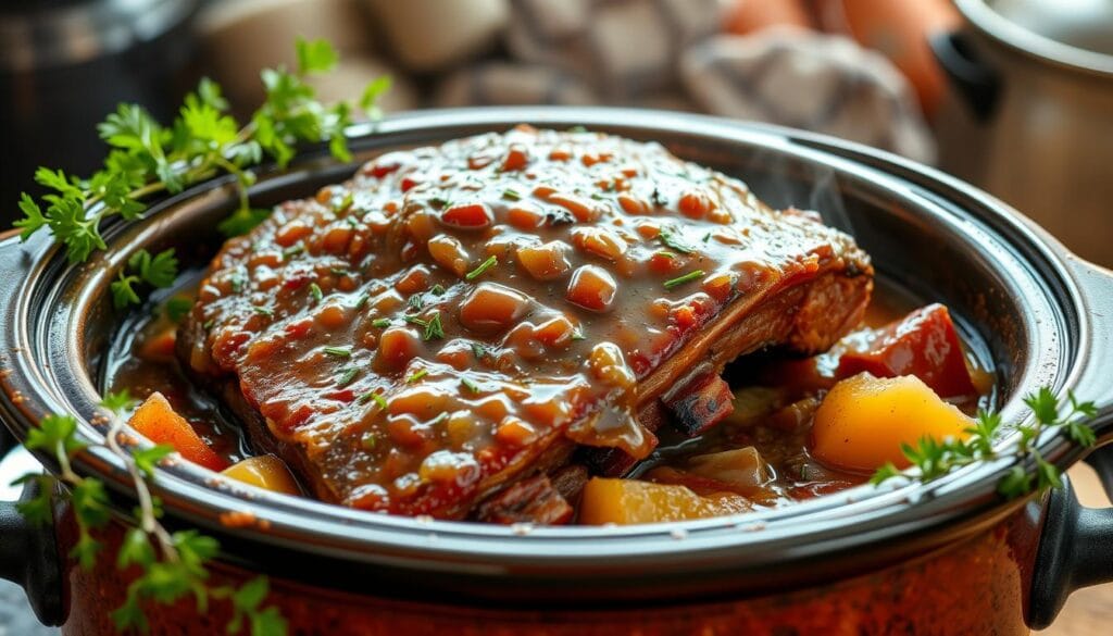 Crockpot country-style ribs