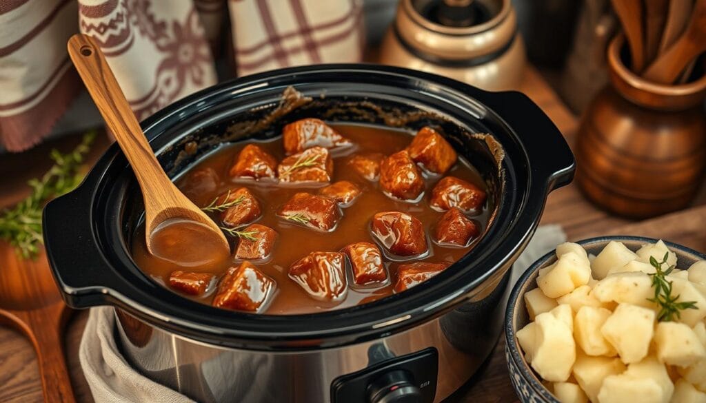 Slow Cooker Cube Steak Gravy