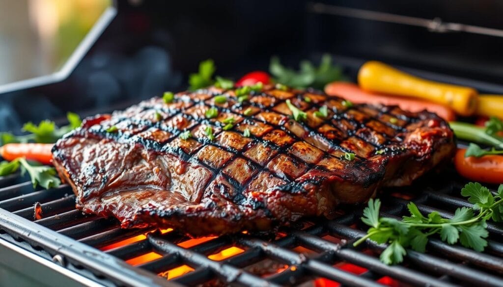 Tri-tip grilling