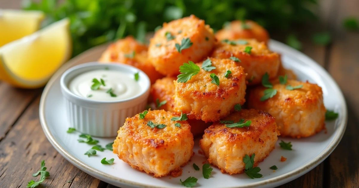 baked salmon bites