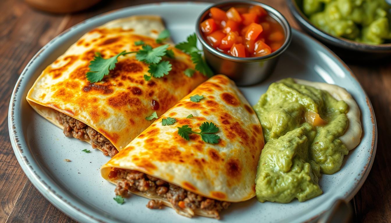 ground beef quesadillas