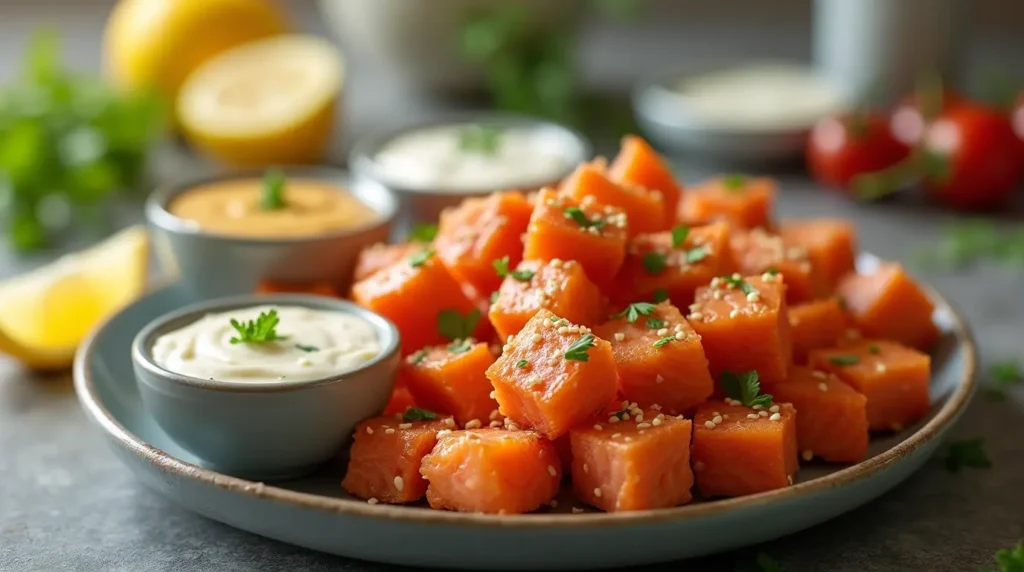 salmon bites recipe