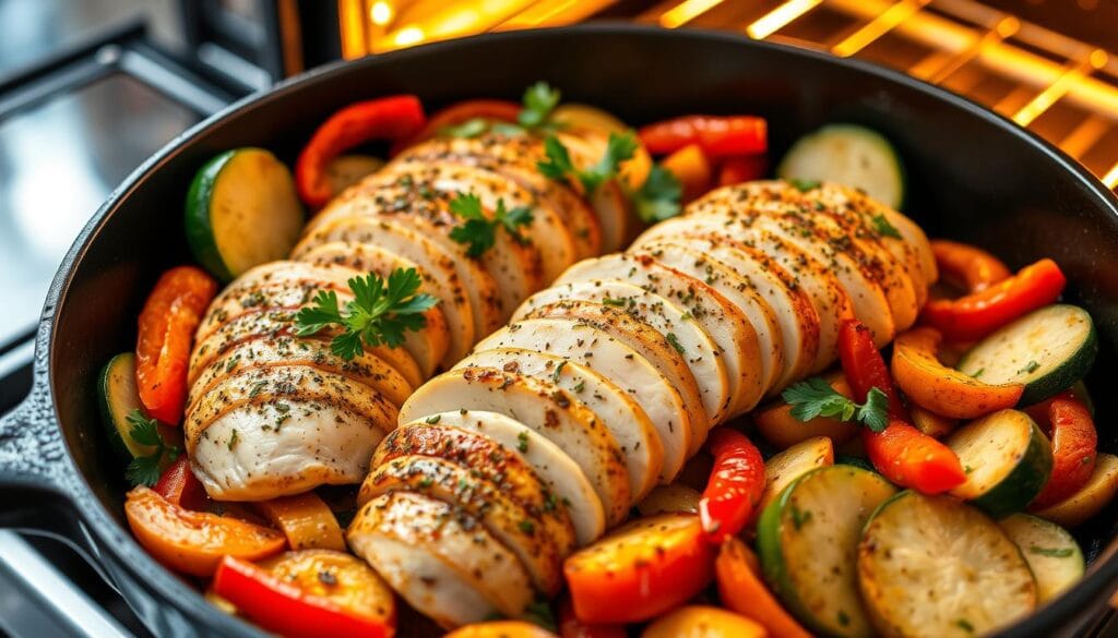 one-pan chicken dinner