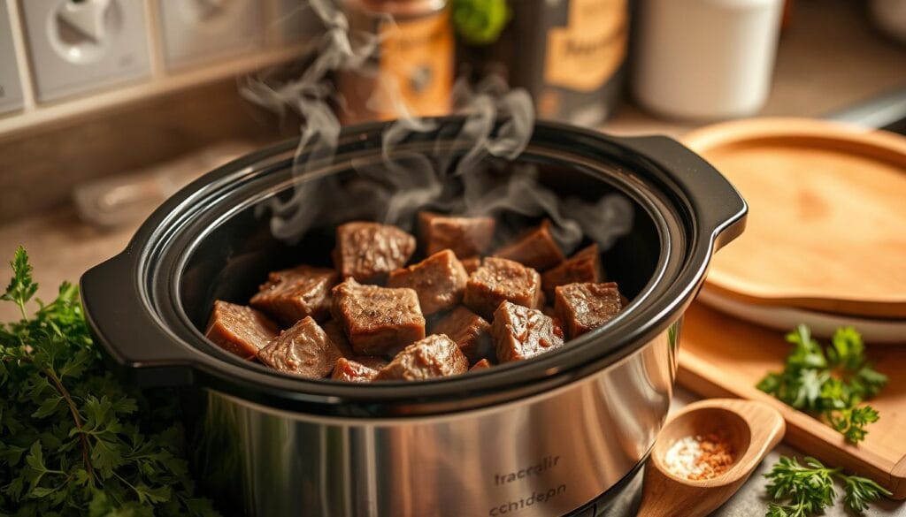 reheating slow cooker beef