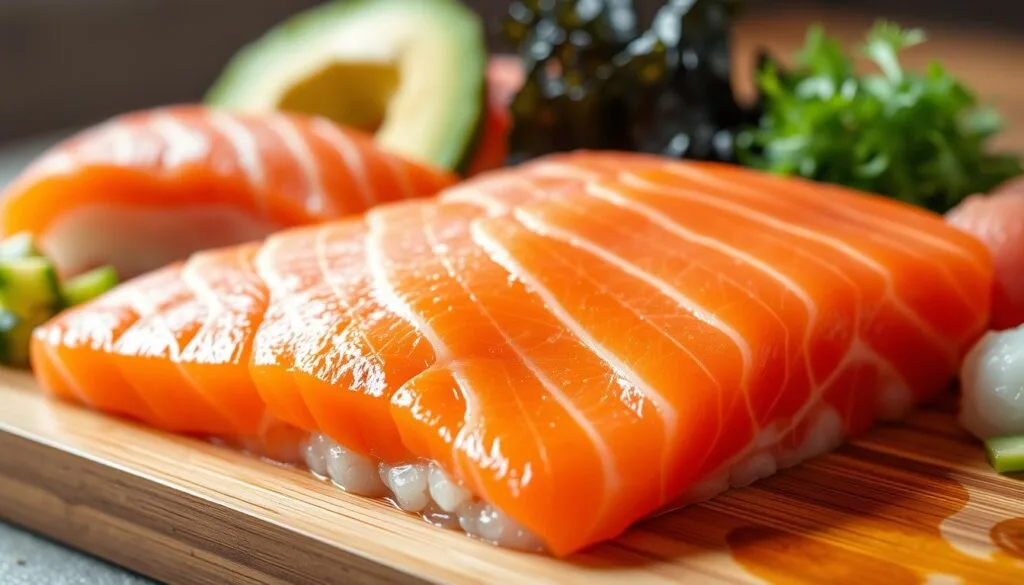 sushi-grade salmon