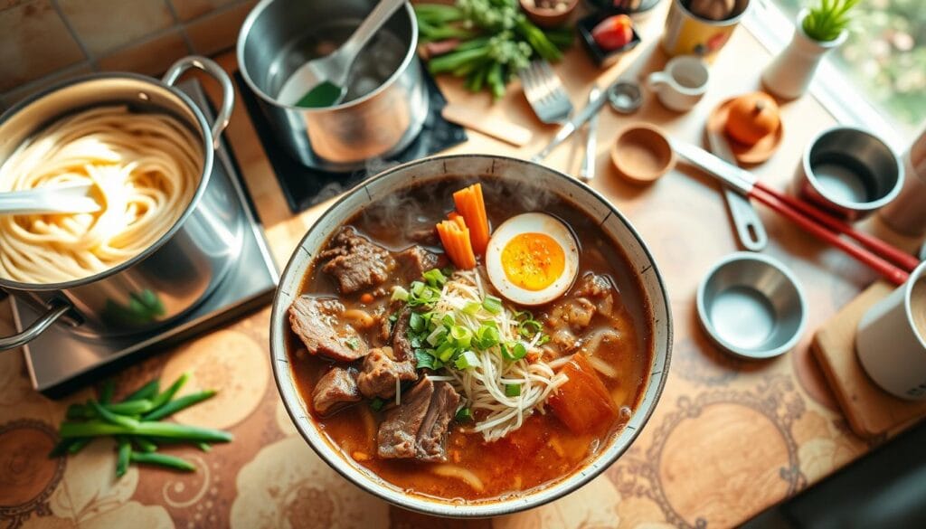 Beef Ramen Cooking Method