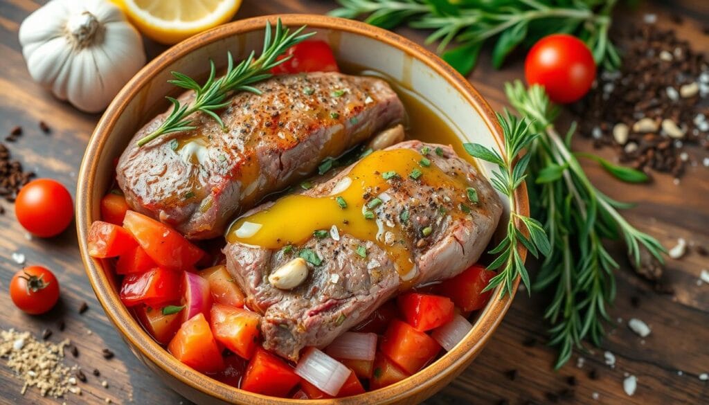 Mediterranean Lamb Breast Marinade