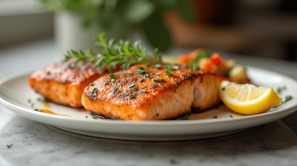 salmon fish steak
