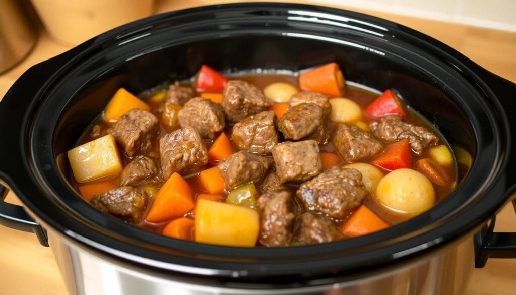 Cube Steak Preparation in Slow Cooker