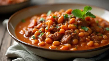 baked beans with ground beef recipe
