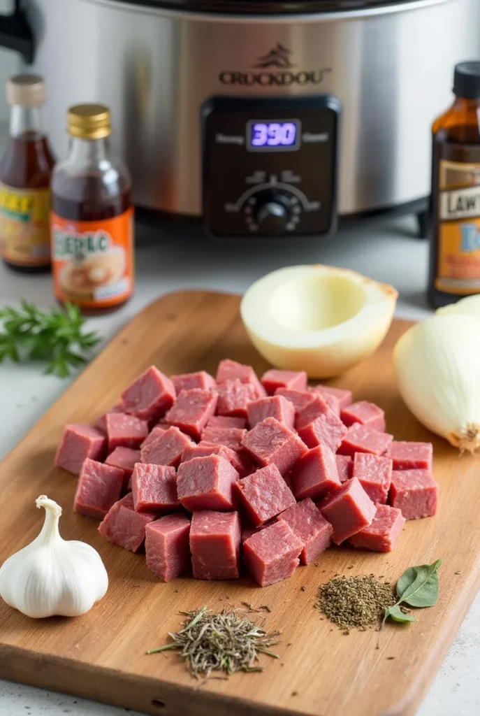 crock pot cubed steak recipe