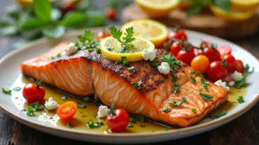 greek salmon recipe