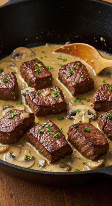 Beef Tenderloin Tips Recipe